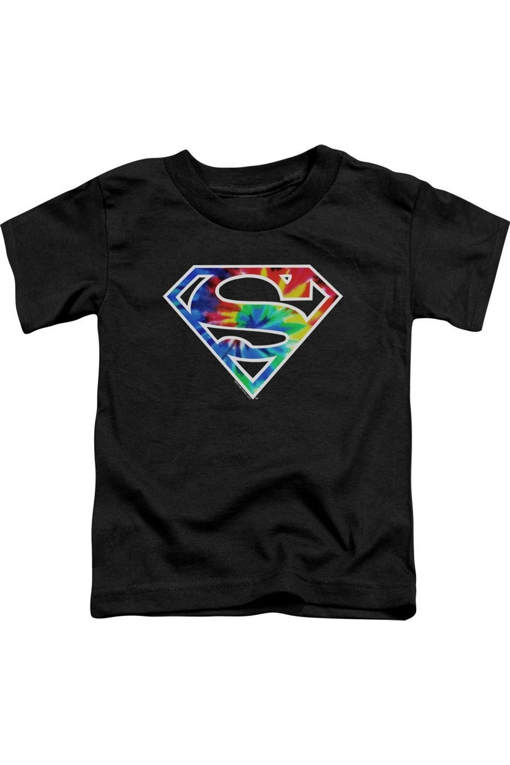 

Футболка с коротким рукавом для малышей с тай-дай логотипом Superman Gildan, черный