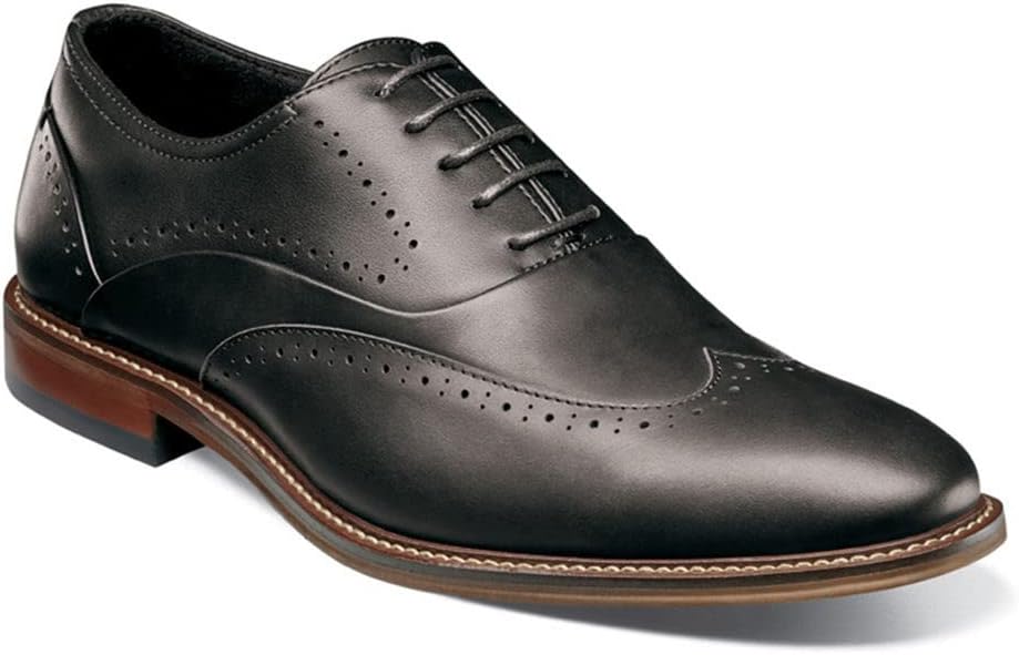 

Мужские туфли Stacy Adams, оксфорды MacArthur с крыльями, черный