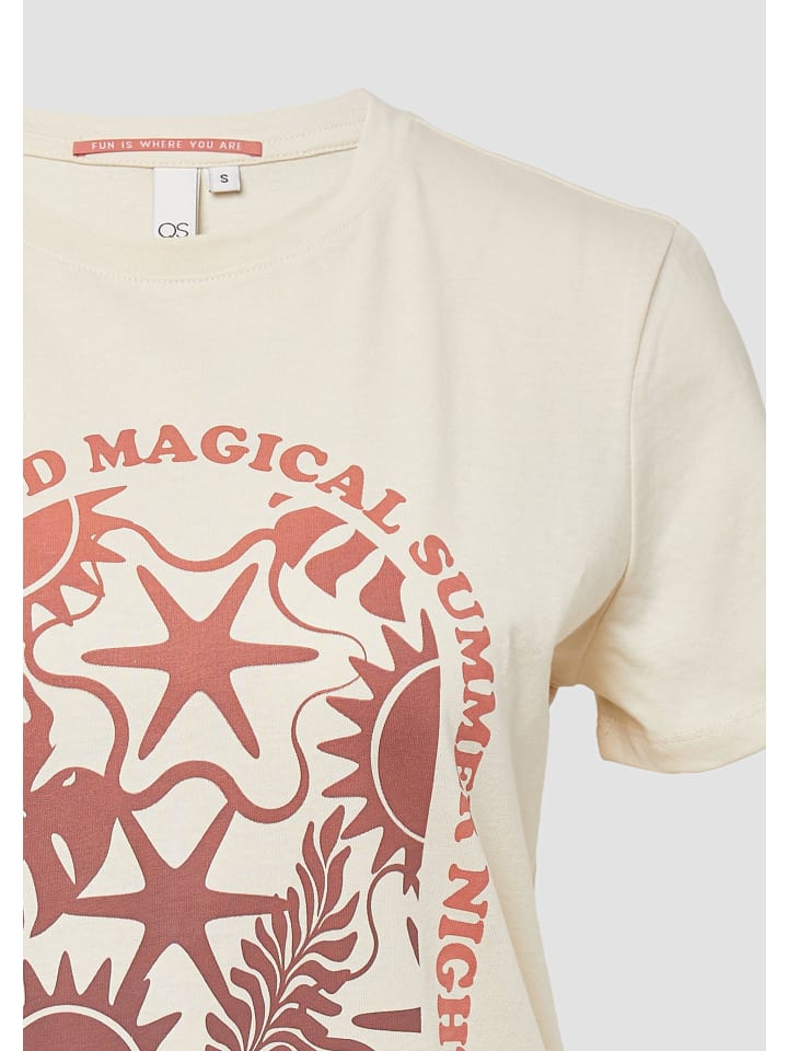 

Футболка QS, бежевый