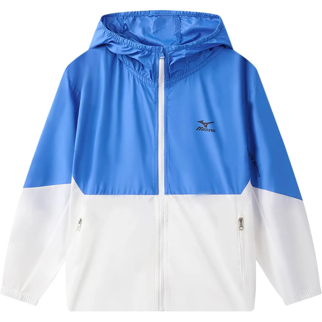 Детская одежда с защитой от солнца Mizuno, серо-синий