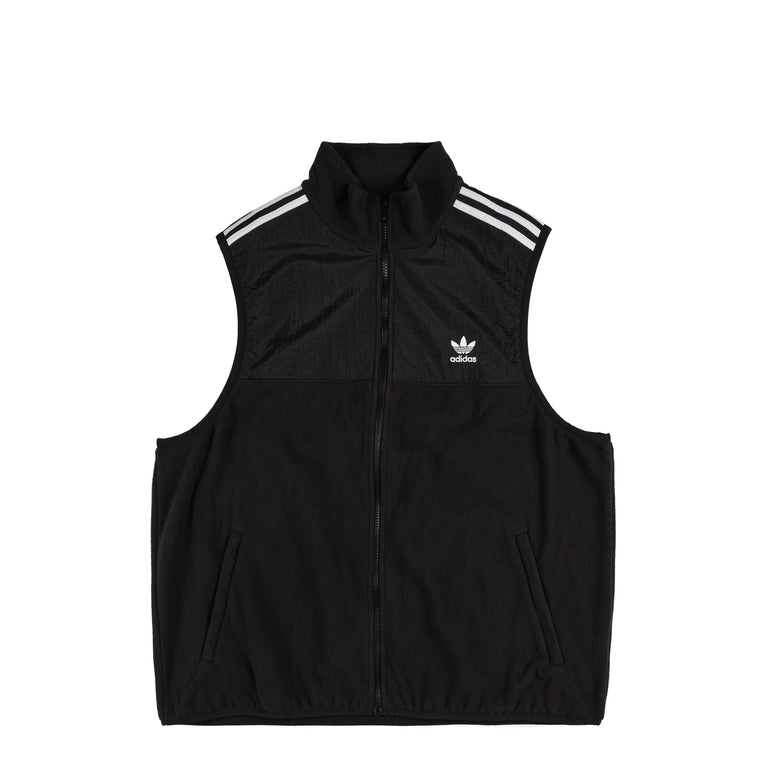 

Жилет adicolor 3-stripes microfleece vest Adidas, черный