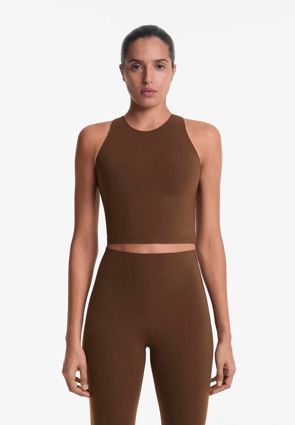 

Топ COMPRESSIVE OYSHO, коричневый