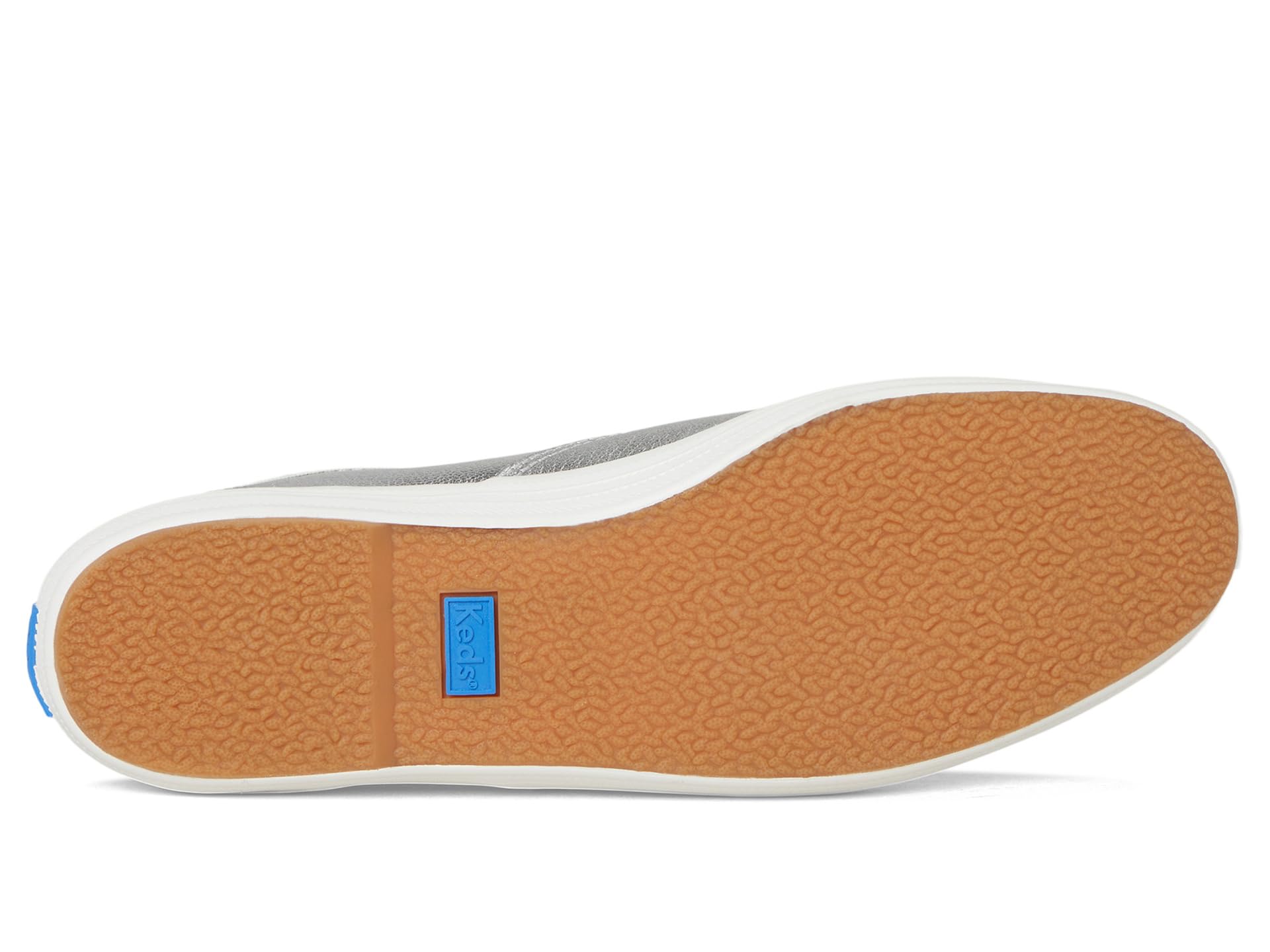 Кроссовки Keds Champion Leather Luxe, цвет Silver Leather — фото 3