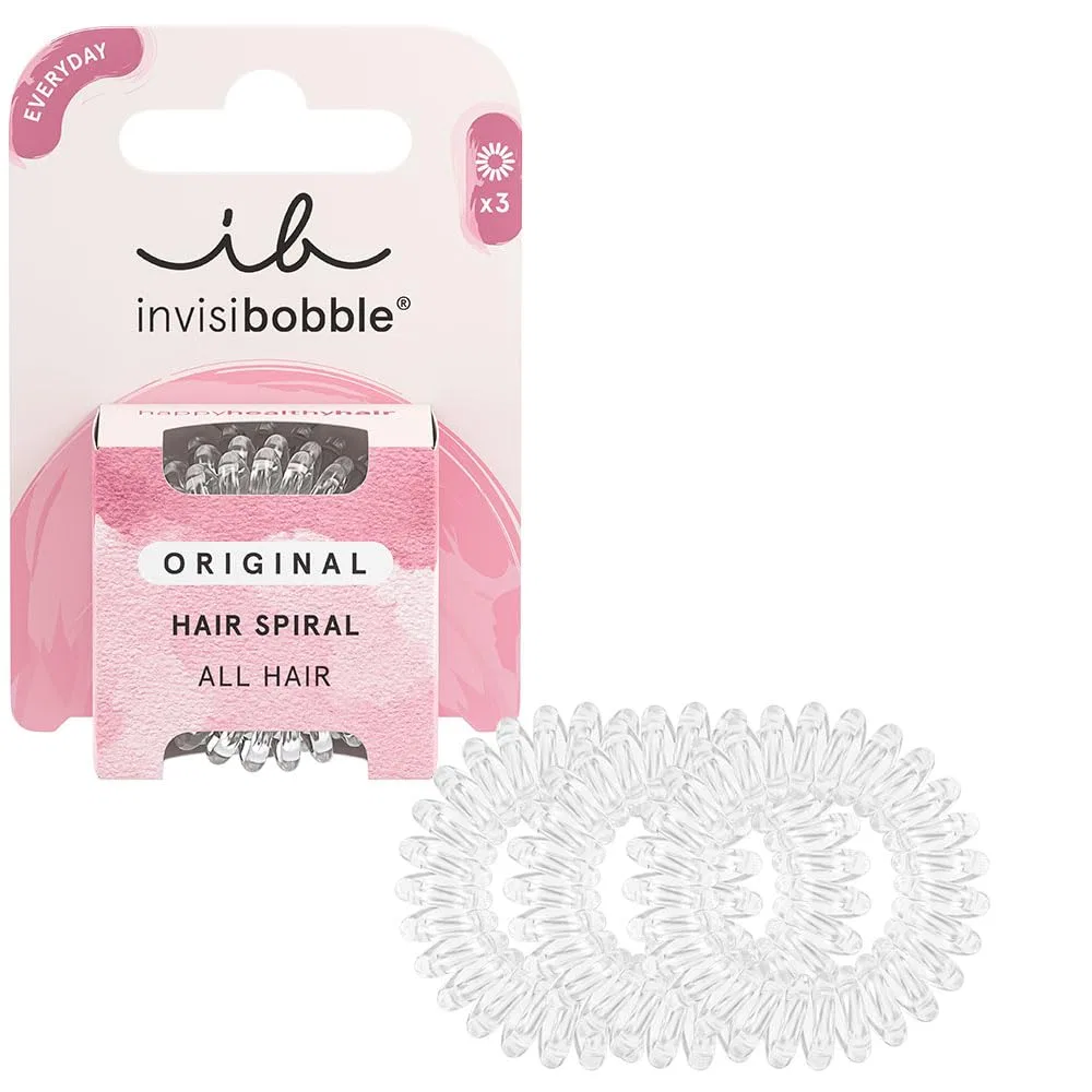 Прозрачные резинки для волос «Original Crystal Clear» (3 шт.) от invisibobble Invisibobble