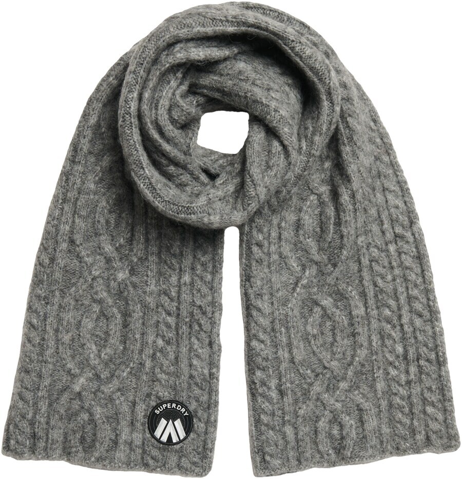 

Шарф Superdry Scarf, темно-серый