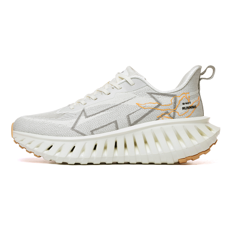 

Амортизирующие и дышащие низкие кроссовки для фитнес-тестов, медосмотров и бега Unisex Kuding, белый