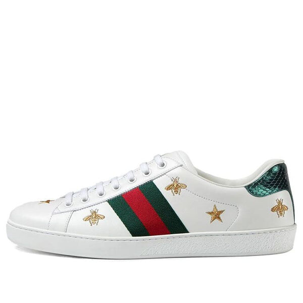 

Кроссовки ace embroidered 'bees and stars' Gucci, белый