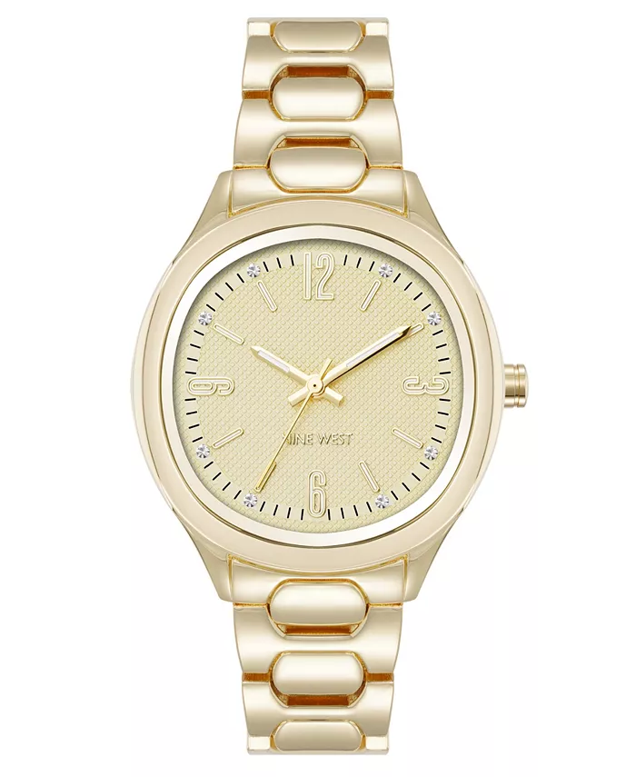 

Женские часы Quartz Unique с позолоченным металлическим сплавом, 33 мм Anne Klein