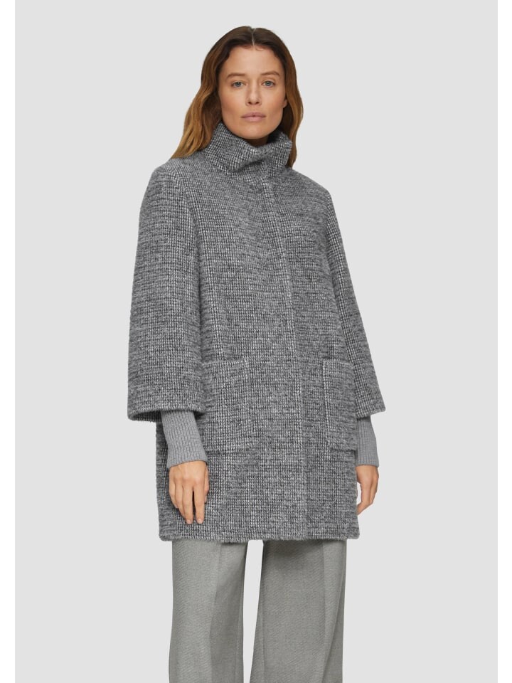 

Пуховик s.Oliver BLACK LABEL Outdoor-Mantel langarm, серый