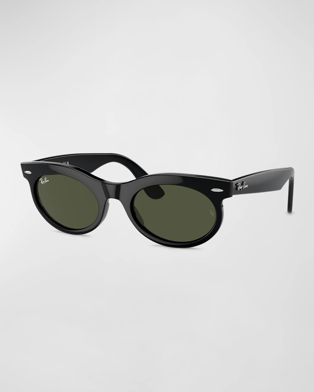 

Овальные солнцезащитные очки Wayfarer с пропионатом, 53 мм Ray Ban, цвет Black