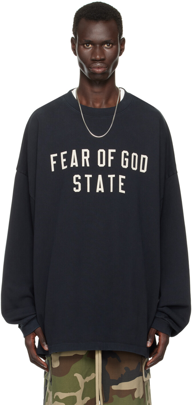 

Футболка с длинными рукавами и круглым вырезом Fear of God EENTIAL Fear of God ESSENTIALS