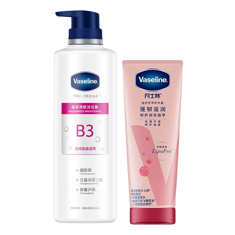 Набор для ухода за телом Vaseline с альфа-гидроксикислотами, гиалуроновой кислотой и ниацинамидом — фото 3