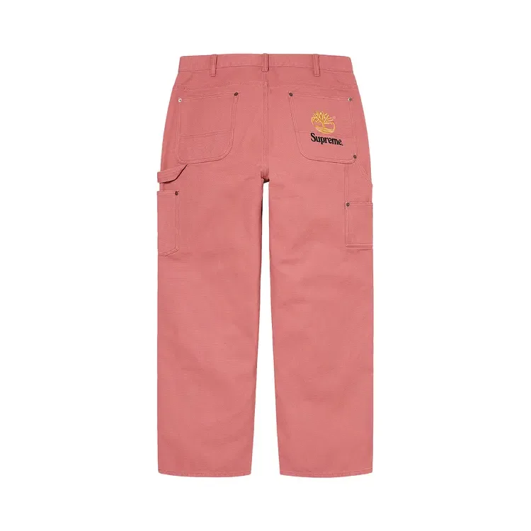 Брюки Supreme x Timberland Double Knee Painter Pant 'Dusty Red' — фото 2