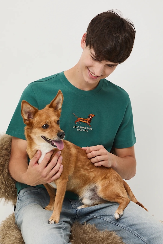 

Хлопковая футболка Medicine, бирюзовый, Зеленый, Хлопковая футболка Medicine, бирюзовый