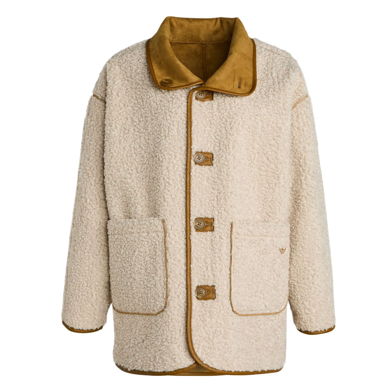 Женская куртка FW25 CRAFTED Adidas Originals, bronze strata/linen crystal коричневый — фото 3