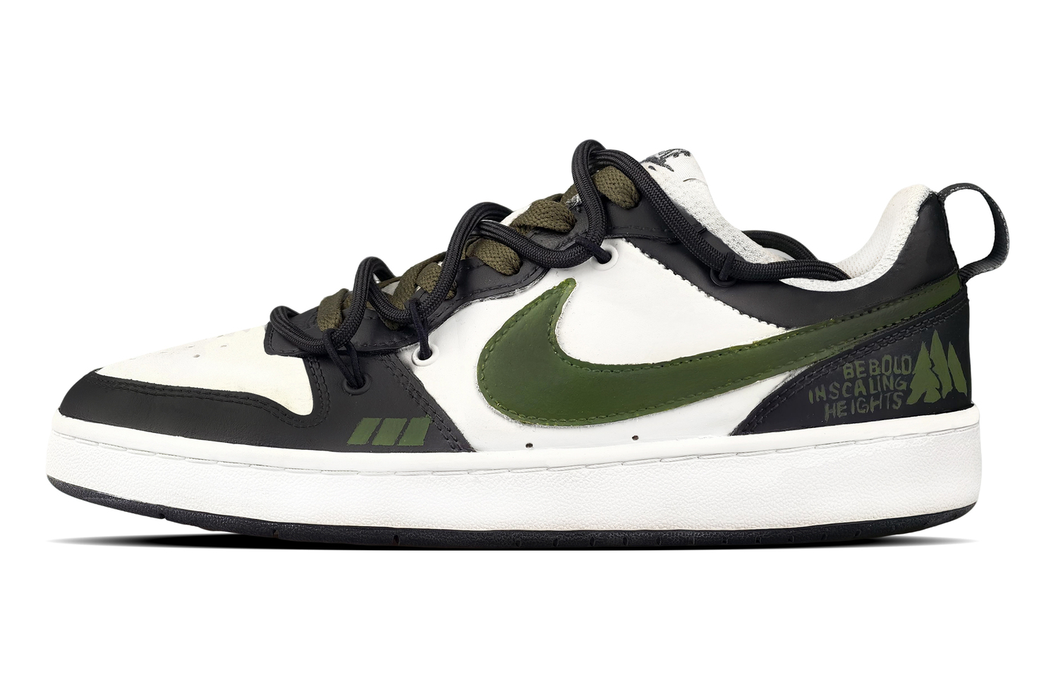 

Nike Court Borough 2 Top Of The Mountains низкие скейтборд кроссовки Army Green детские