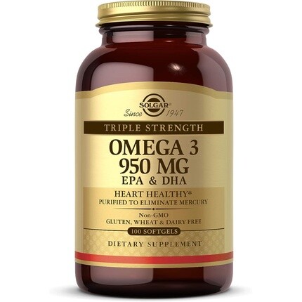 

Solgar Омега-3 с высокой эффективностью EPA и DHA, 1764 мг, 100 капсул