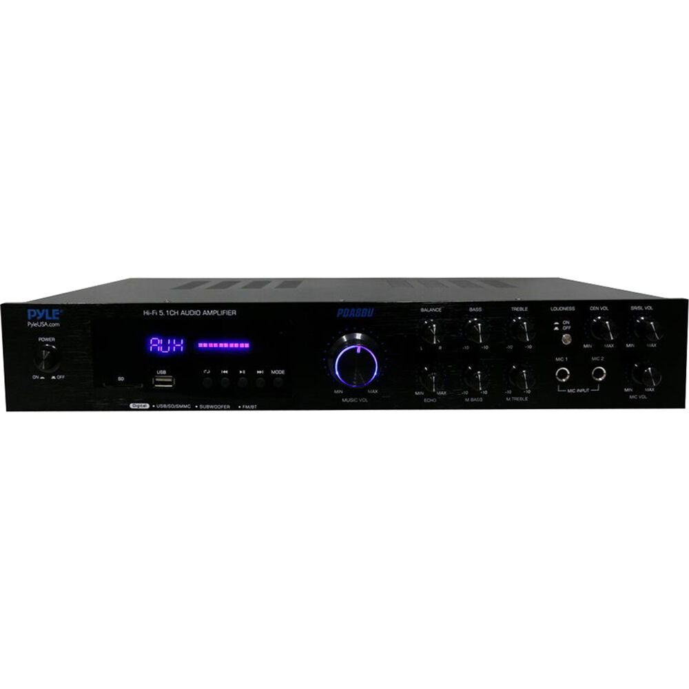 

Pyle Home PDA8BU 5.1-канальный аудиоресивер с Bluetooth