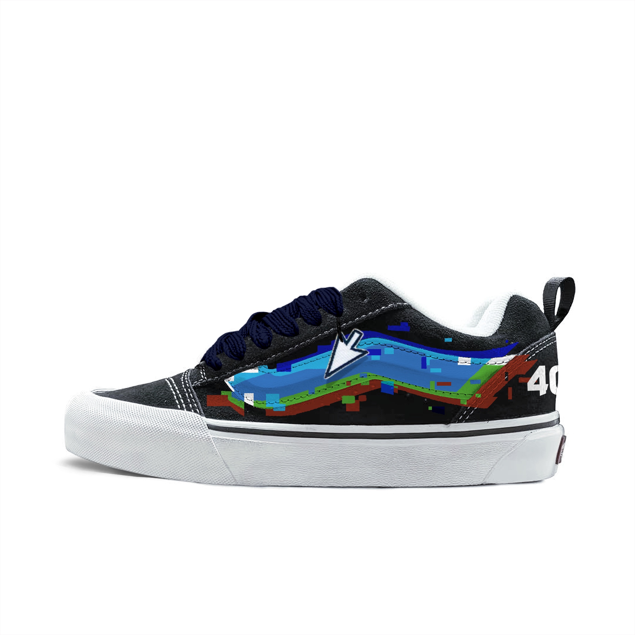 

Vans Knu Skool Abrasion Resistant Low top Skateboard Shoes Unisex Blue