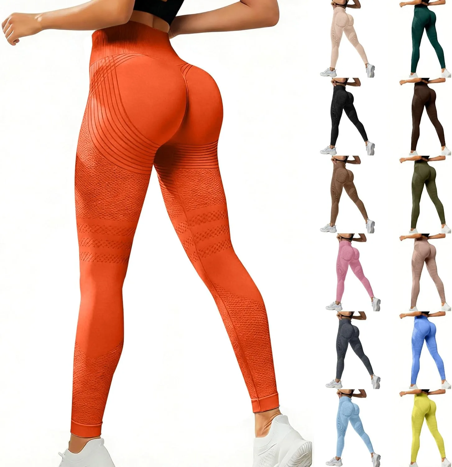 

Антицеллюлитные леггинсы High Waisted с компрессией для йоги и тренажерного зала