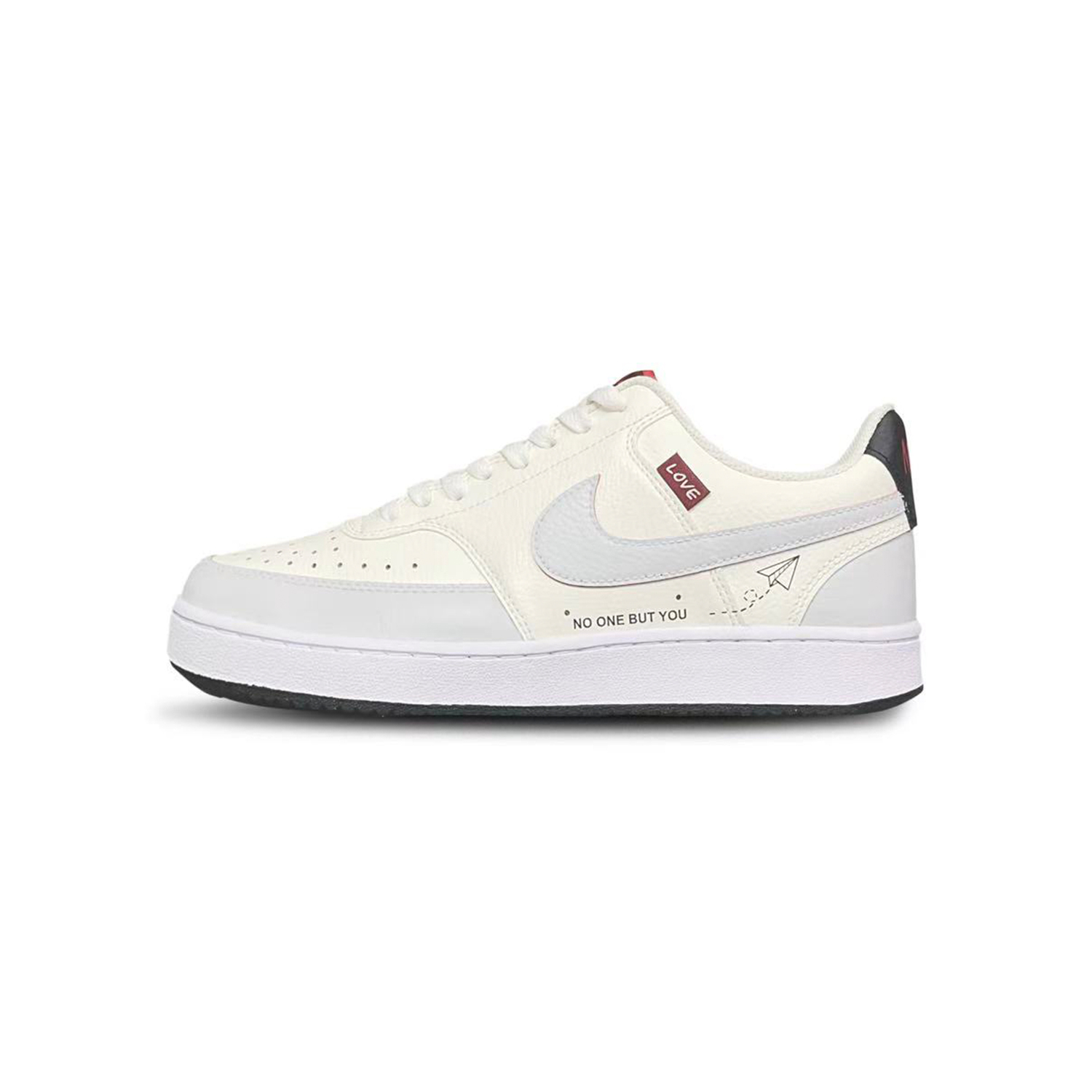 

Nike Кроссовки для скейтбординга Court Vision 1 Tower Rabbit Creative низкие мужские белые серые