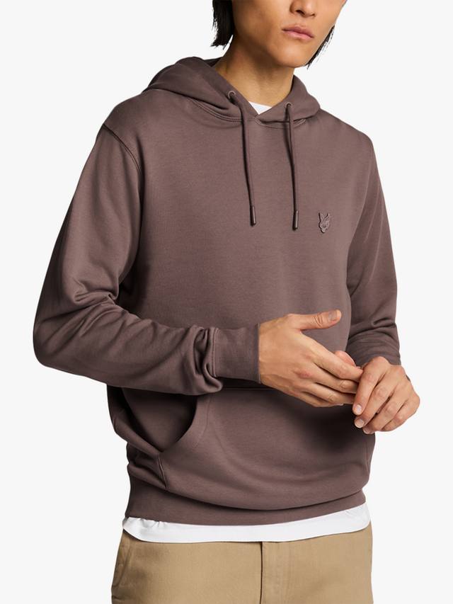 

Толстовка-пуловер из тончайшего хлопка Lyle & Scott, цвет Plum Truffle