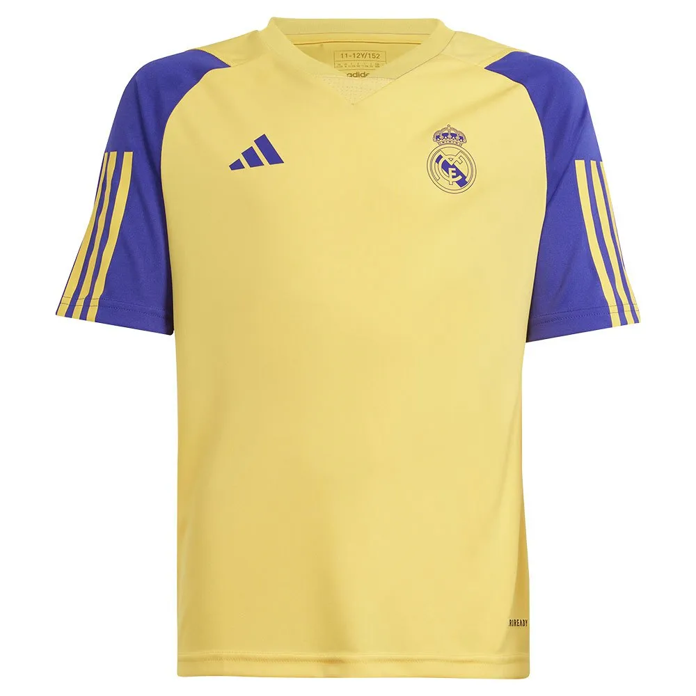 

Футболка с коротким рукавом adidas Real Madrid 23/24 training junior, желтый