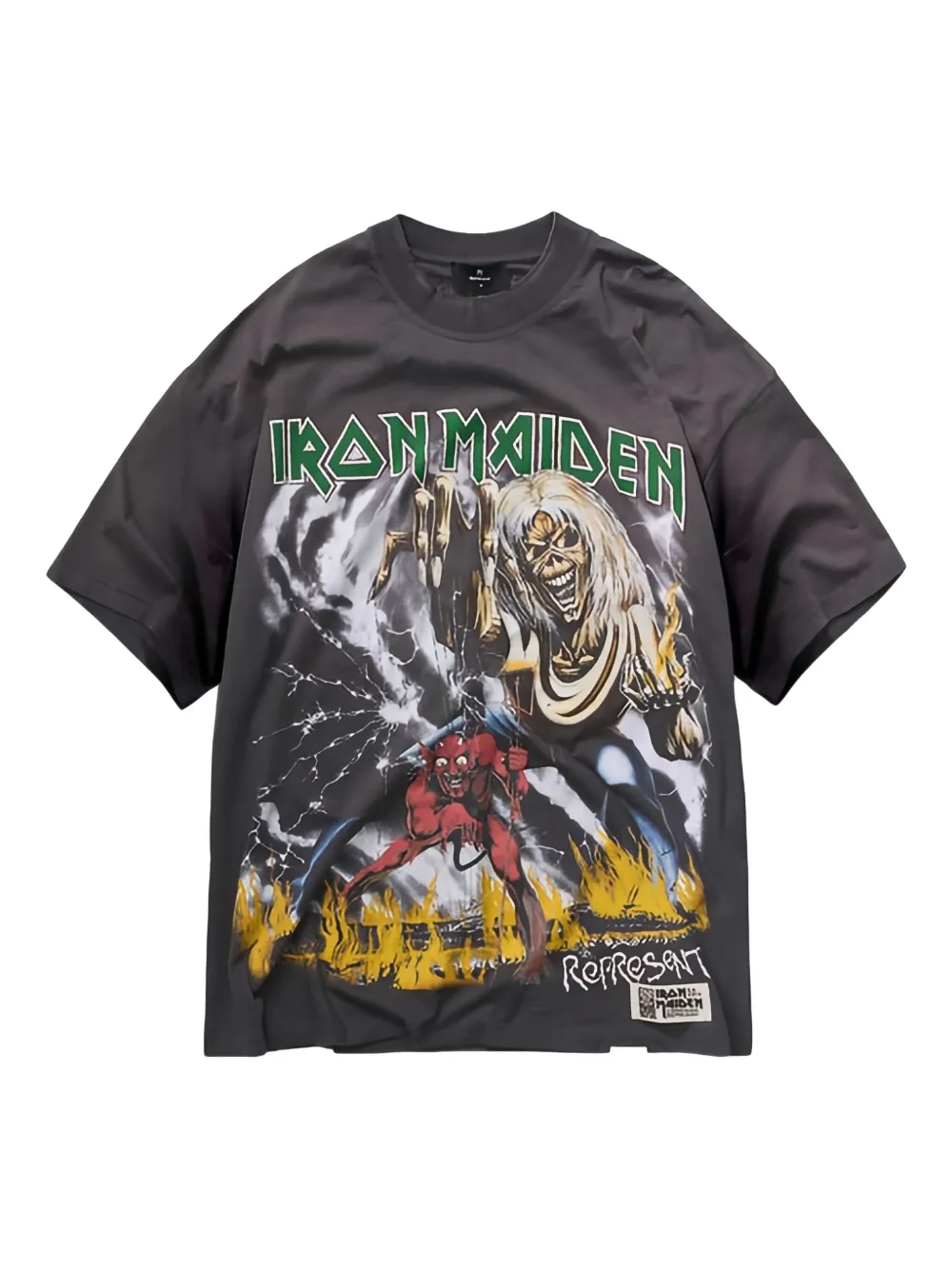 

Футболка Iron Maiden Represent, серый