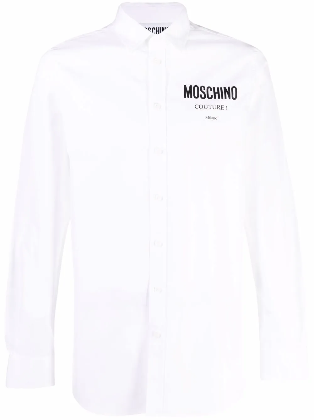 

Рубашка с логотипом Moschino, белый