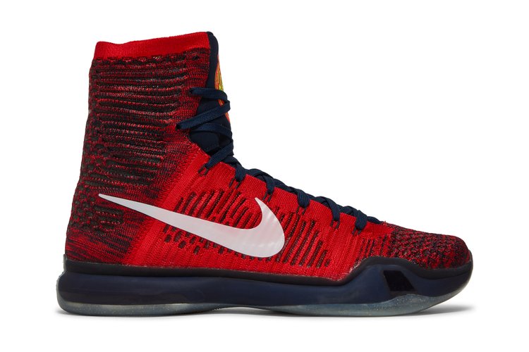 

Кроссовки Nike Kobe 10 Elite High 'American', красный, Красный;черный, Кроссовки Nike Kobe 10 Elite High 'American', красный