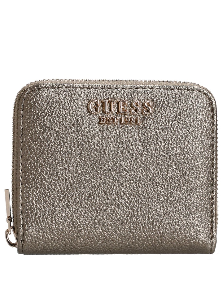 

Guess Кошелек Laurel II SLG Small Zip Around - 4cc 11 см (слоновая кость) в оловянном исполнении