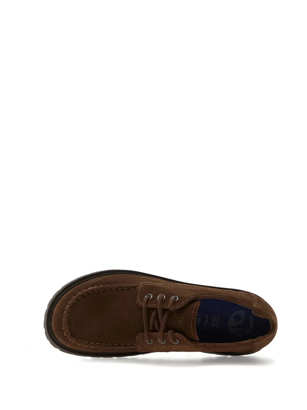 Дерби с шнуровкой в стиле мокасин Birkenstock, коричневый — фото 4
