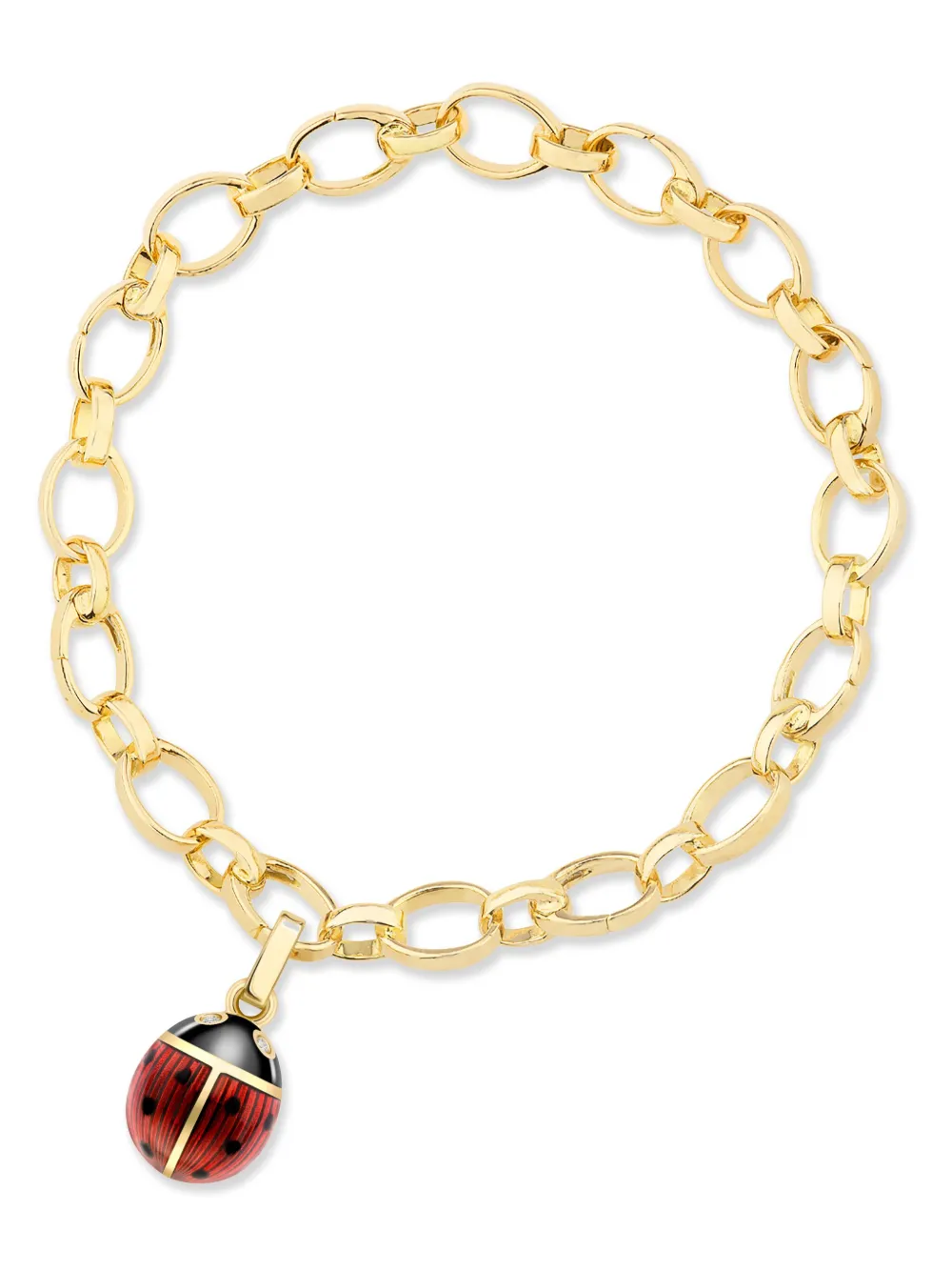 

Подвеска Heritage Ladybird из желтого золота FABERGÉ, красный