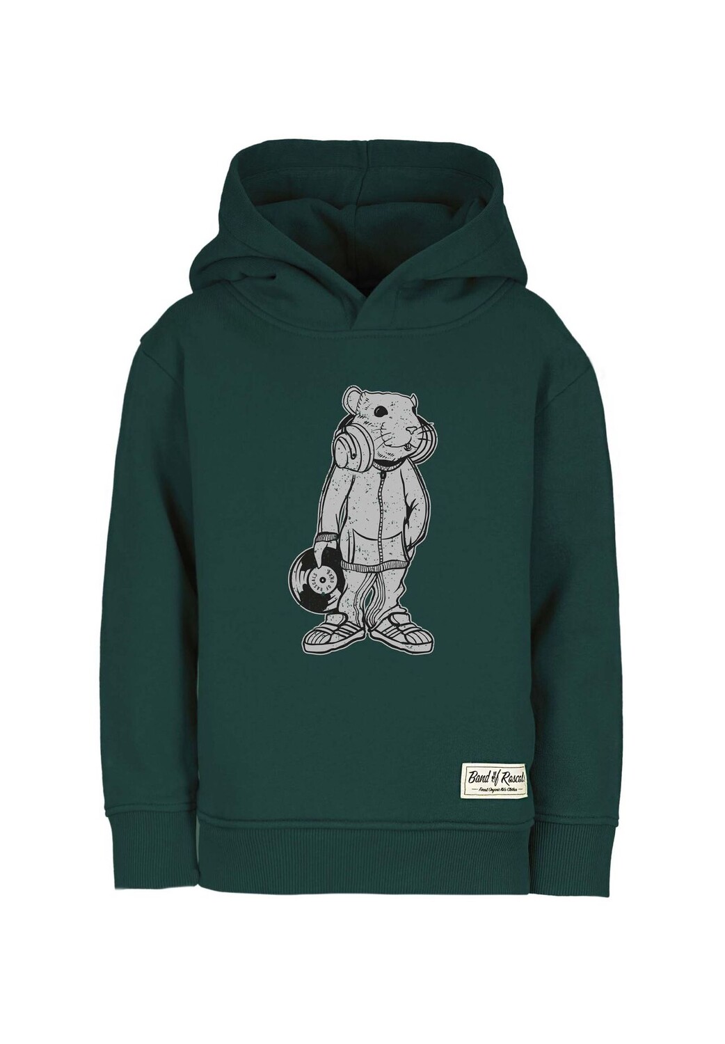 

Толстовка с капюшоном для диджея Band of Rascals, цвет Racing Green