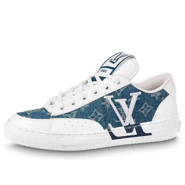 Кроссовки charlie sneakers 'white denim monogram' Louis Vuitton, белый