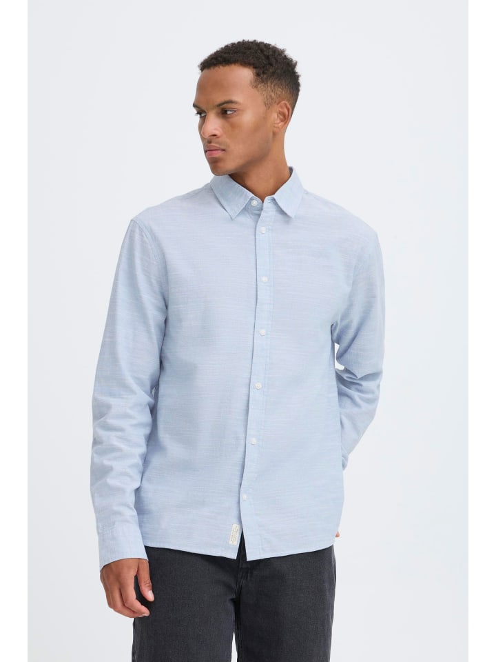 

BLEND Рубашка с длинными рукавами BHDaris синего цвета