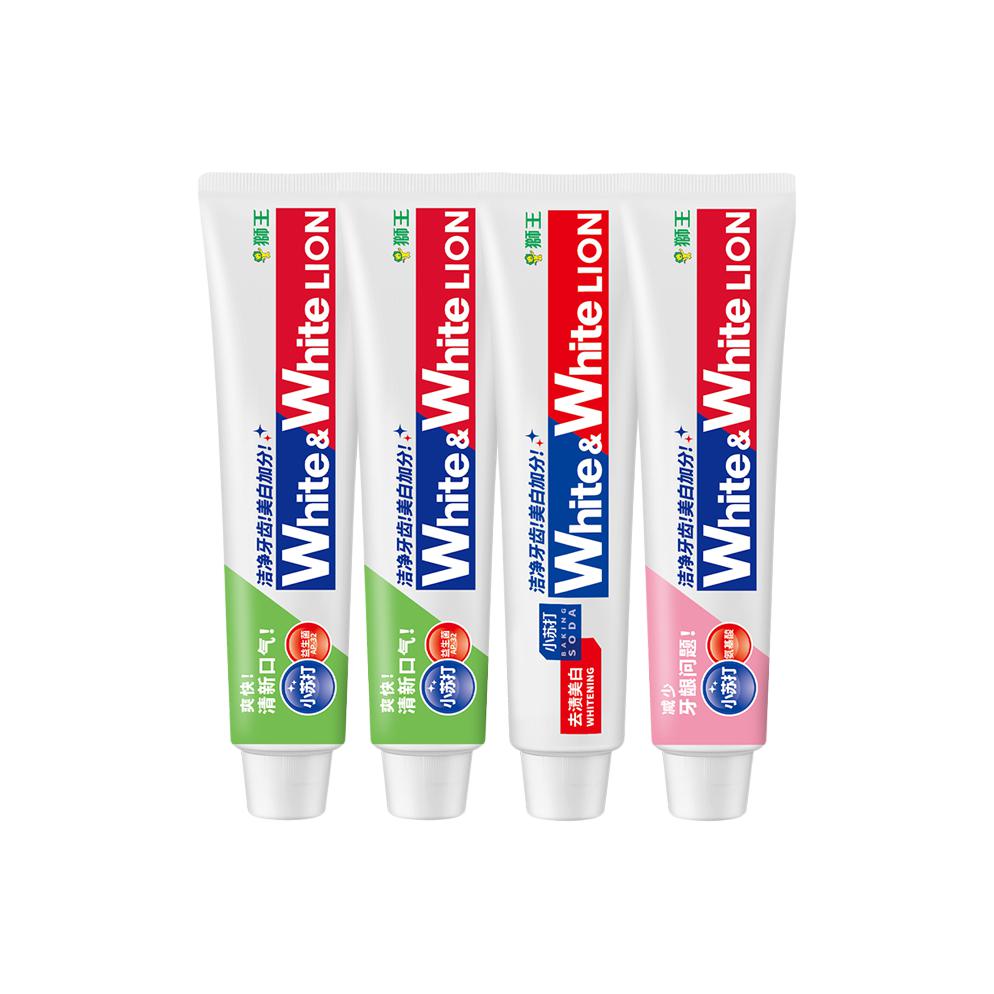 

LION Отбеливающая зубная паста с пищевой содой для свежести, очищение, 2 шт/6 шт, Lime