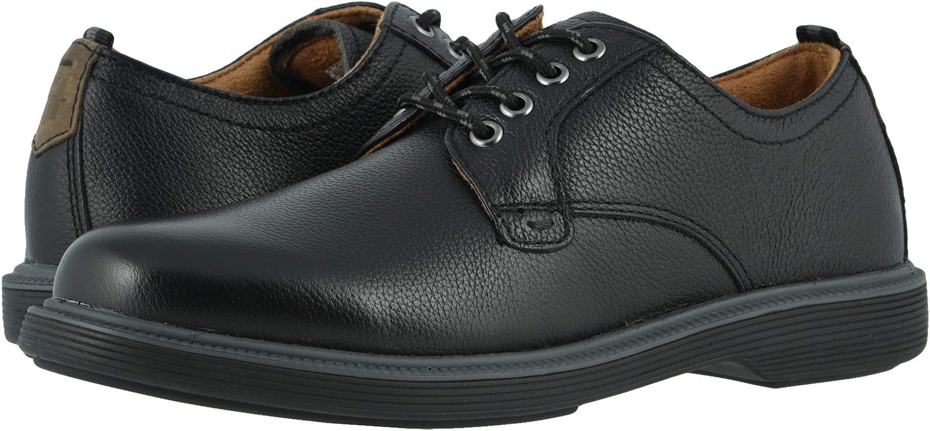 

Оксфорды Supacush Plain Toe Ox, Jr. Florsheim, цвет Black Milled/Black Sole