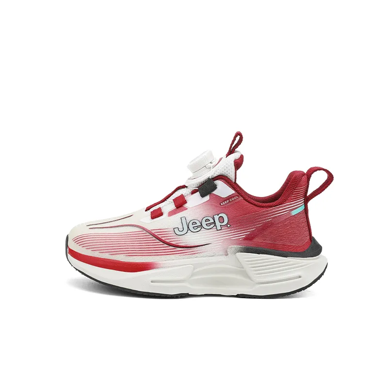 Детские кроссовки для бега и повседневной носки Spring Breathable Mesh Jeep, Agate Red