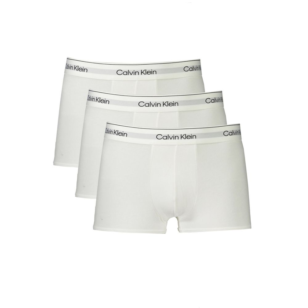 

Белые хлопковые мужские боксеры Calvin Klein