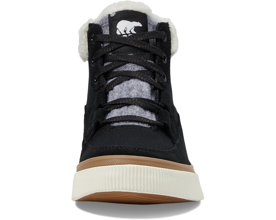 Кроссовки SOREL Out N About IV Mid Sneaker Waterproof, цвет Black/Sea Salt — фото 2