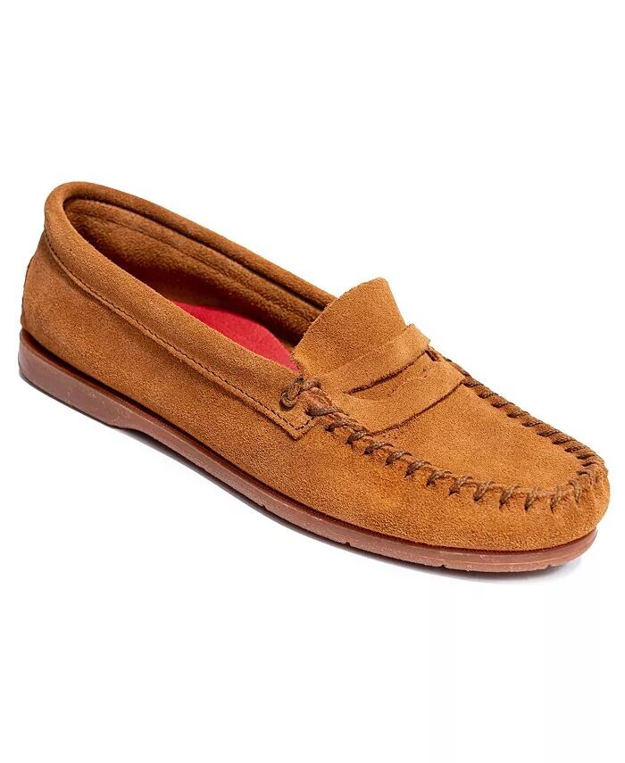 Женские замшевые мокасины Mellony Penny Minnetonka, коричневый