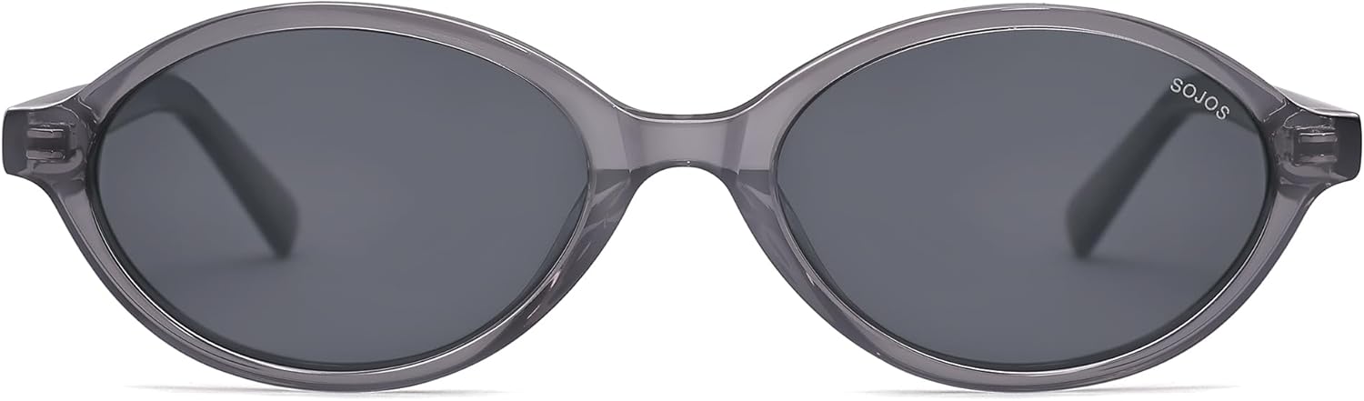 

Солнцезащитные очки SOJOS из ацетата, поляризованные, овальной формы, женские, в стиле ретро, ​​ручной работы, узкие, в стиле Y2K, легкие, винтажные, дизайнерские, 90-е годы, модель SJ3013, Grey