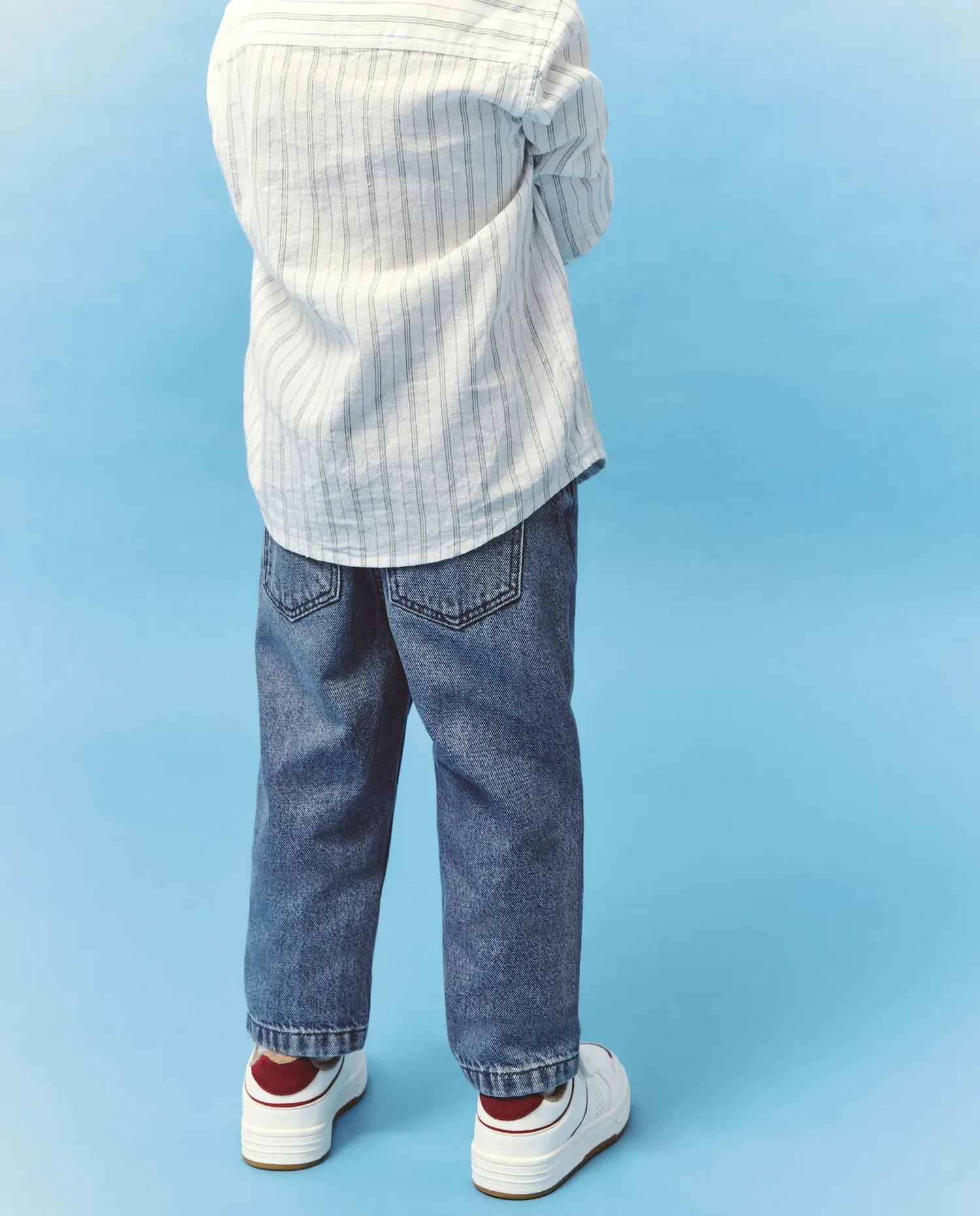 Базовые джинсы для мальчика Kids El Corte Inglés, бледно-голубой — фото 3