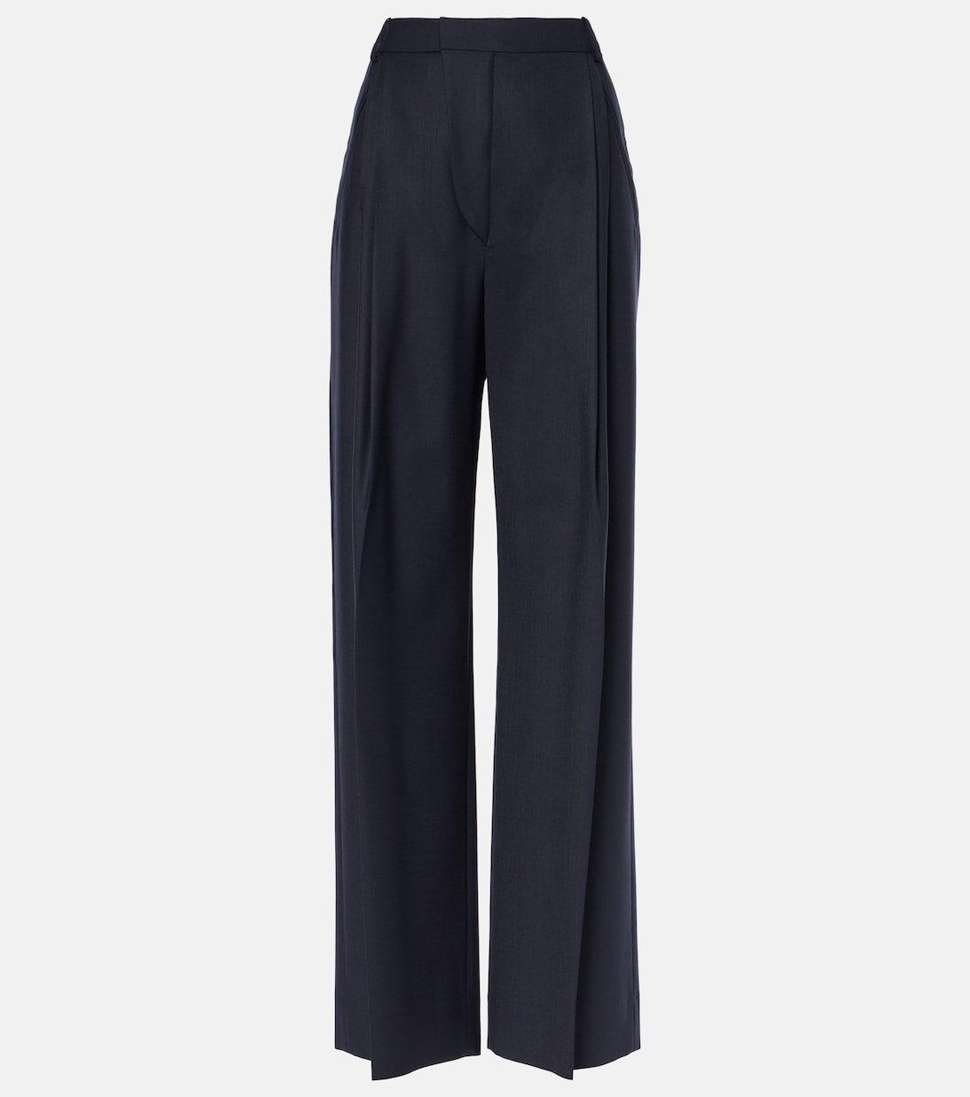 

Широкие брюки с высокой талией Victoria Beckham, Midnight