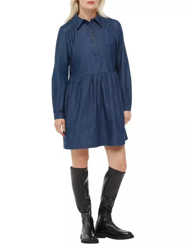 

Платье Whistles Petite Winnie Chambray Denim