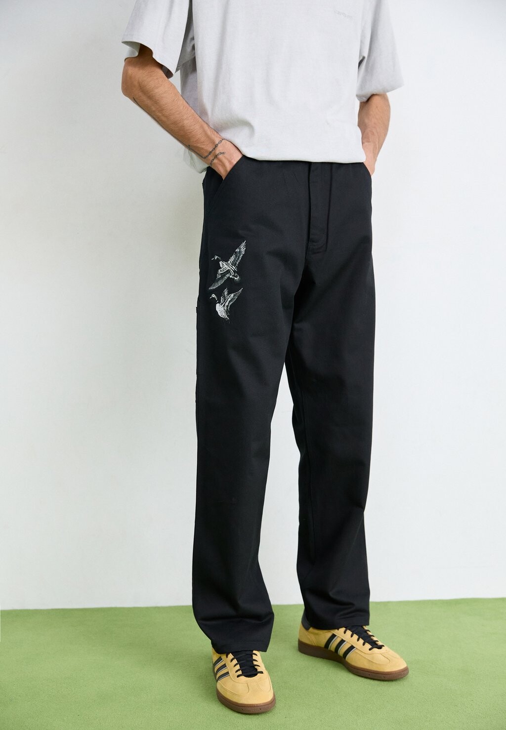 

Брюки Ducks Single Knee Pant Carhartt WIP, черные