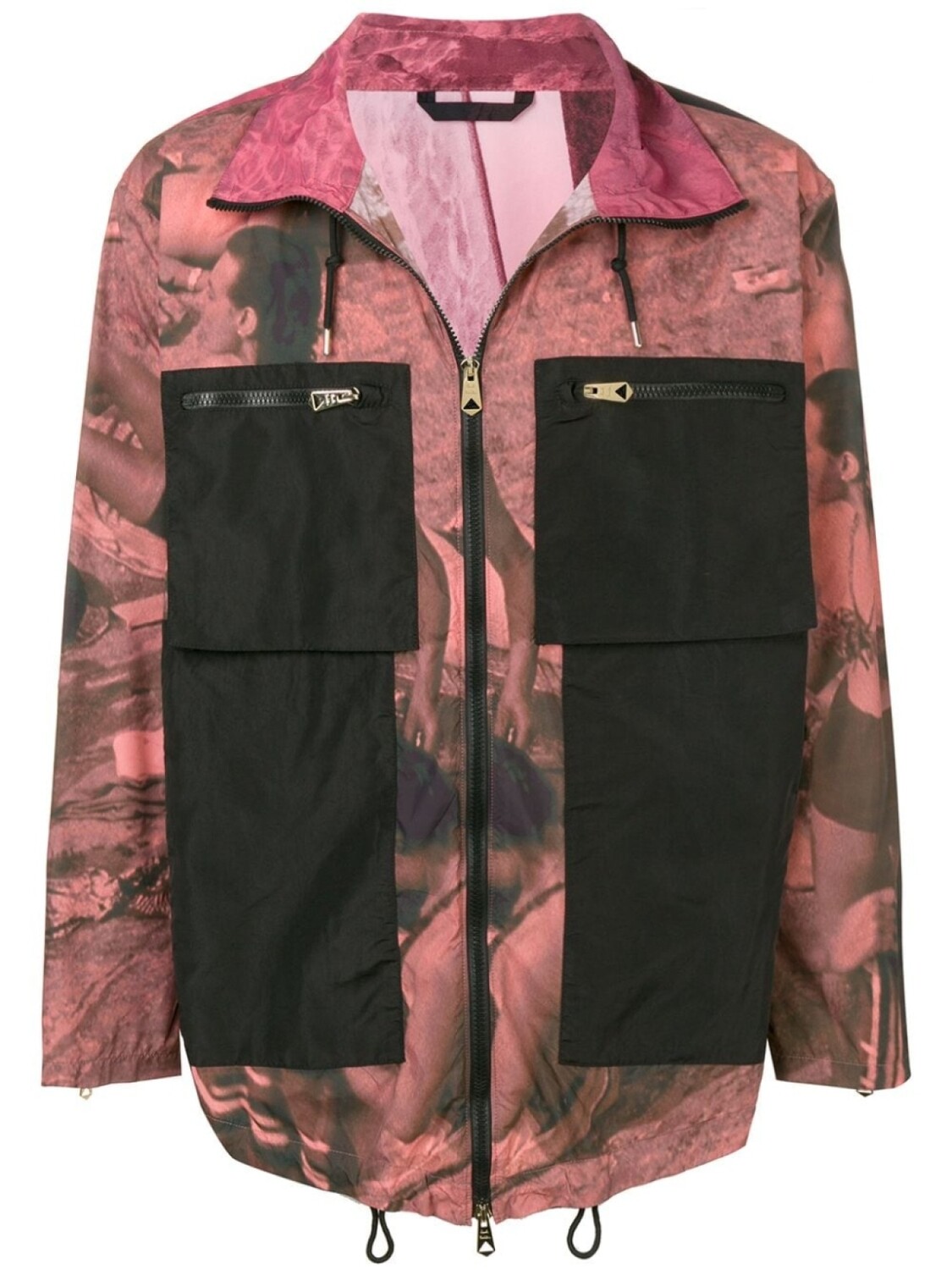 

Paul Smith куртка с фотопринтом, розовый