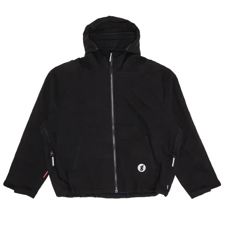 Куртка Supreme x Goodenough Patchwork Madras Hooded Jacket, черный