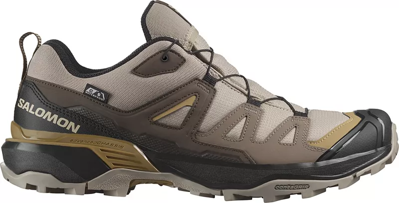 

Мужские водонепроницаемые походные кроссовки Salomon X Ultra 360 Climasalomon, цвет Vintage Khaki